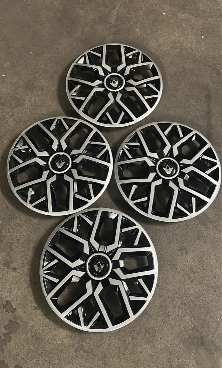 Set van 4 Renault wieldoppen 14 inch, Auto diversen, Wieldoppen, Verzenden, Zo goed als nieuw