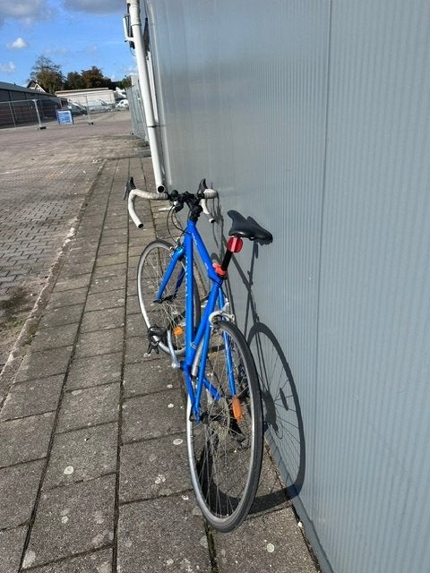 Blauwe racefiets Veloci, Gebruikt, 26 inch, 10 tot 15 versnellingen, Aluminium
