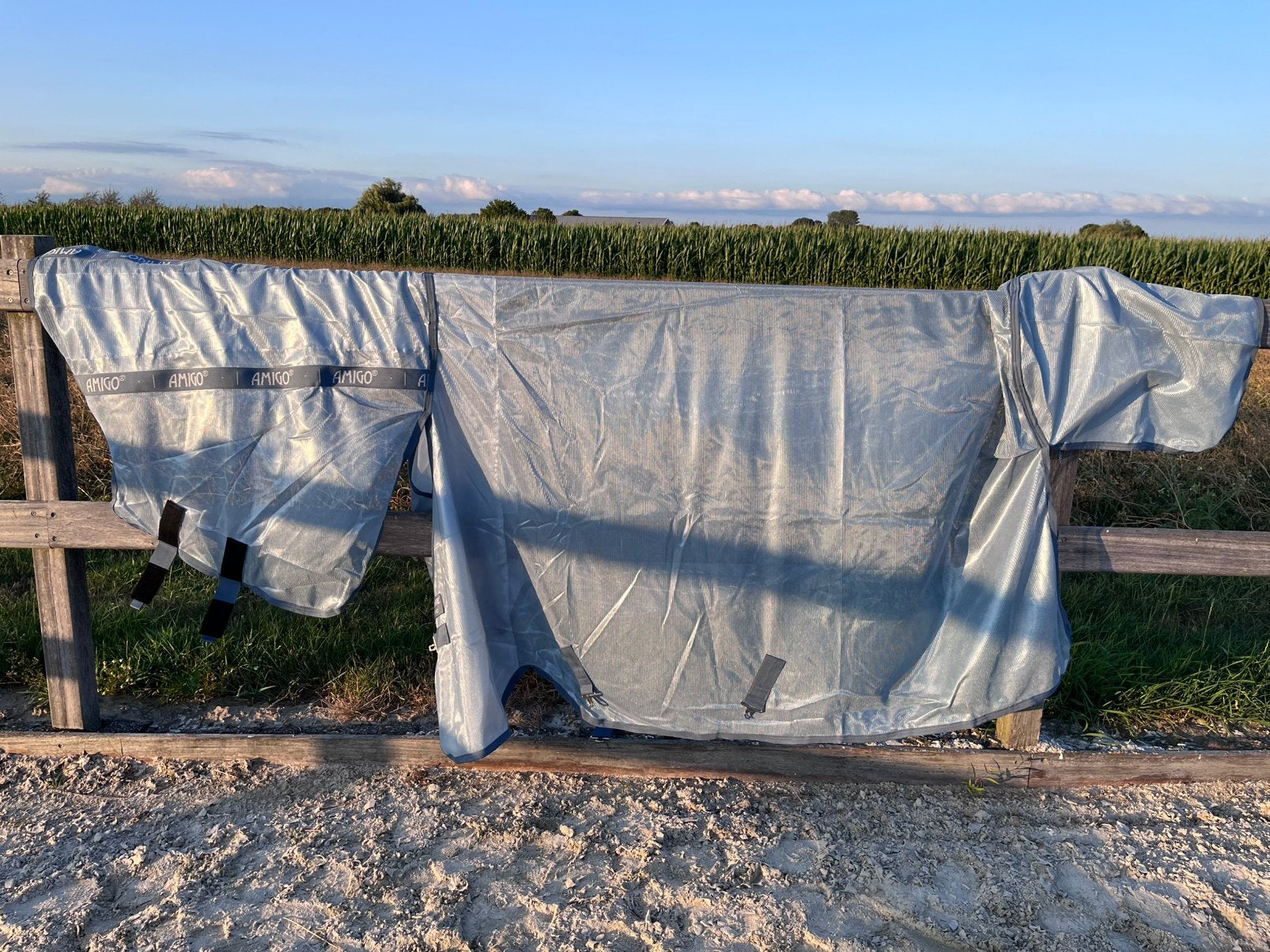 Horseware amigo integrated flysheet vliegendeken 206 6’9 155, 0 g, Vliegendeken, Nieuw, Ophalen of Verzenden