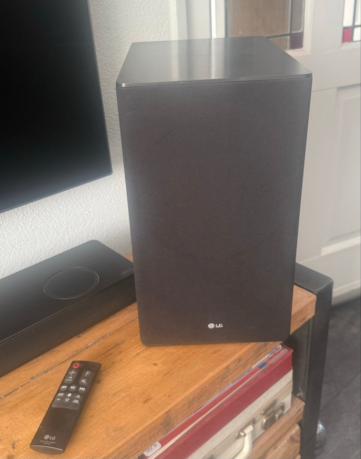 LG SK10Y Soundbar met draadloze subwoofer, Ophalen, Bluetooth, Gebruikt