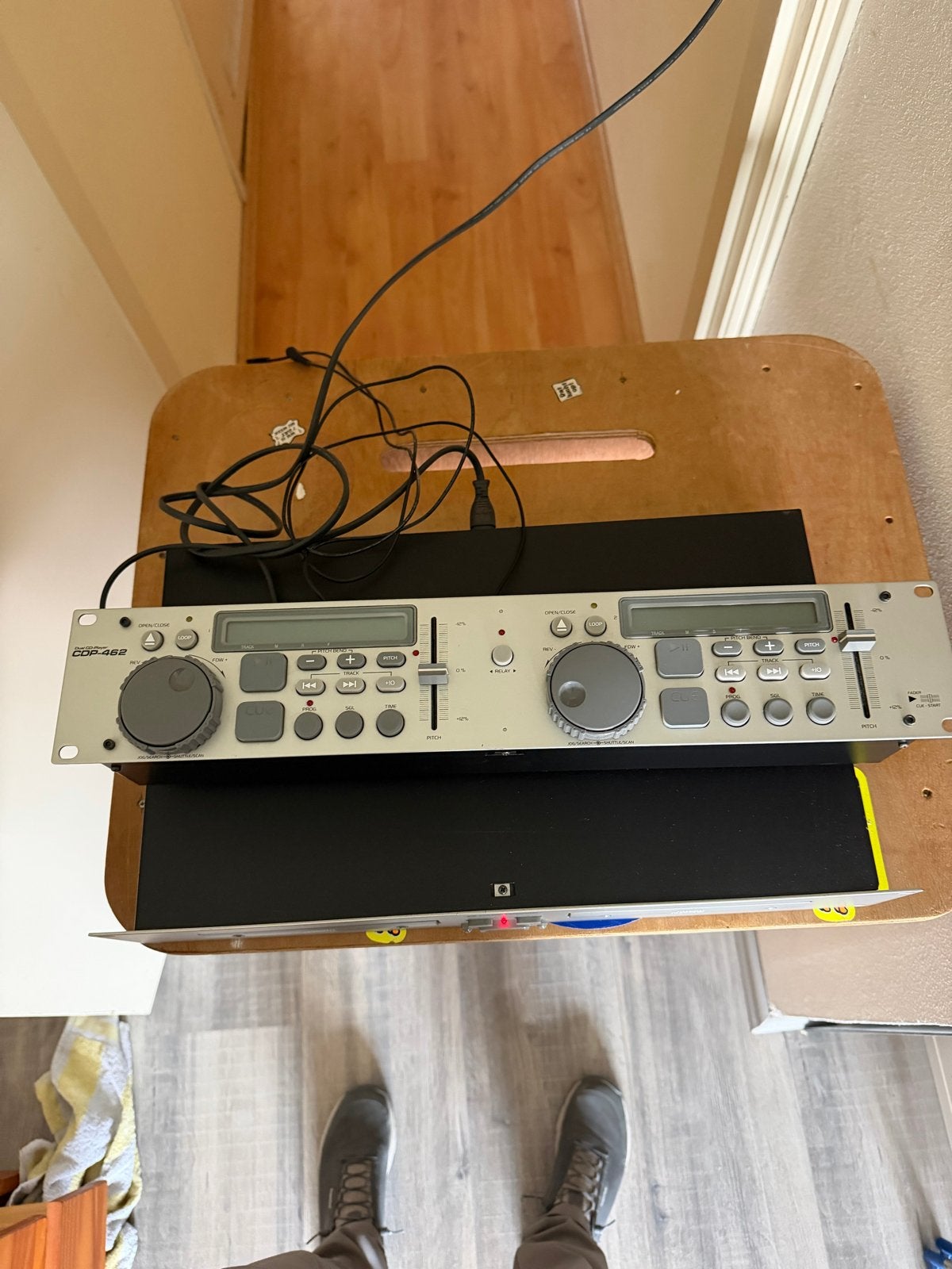 Omnitronic CDP-462 Dual CD-speler met controller, Ophalen of Verzenden, Gebruikt, Overige merken