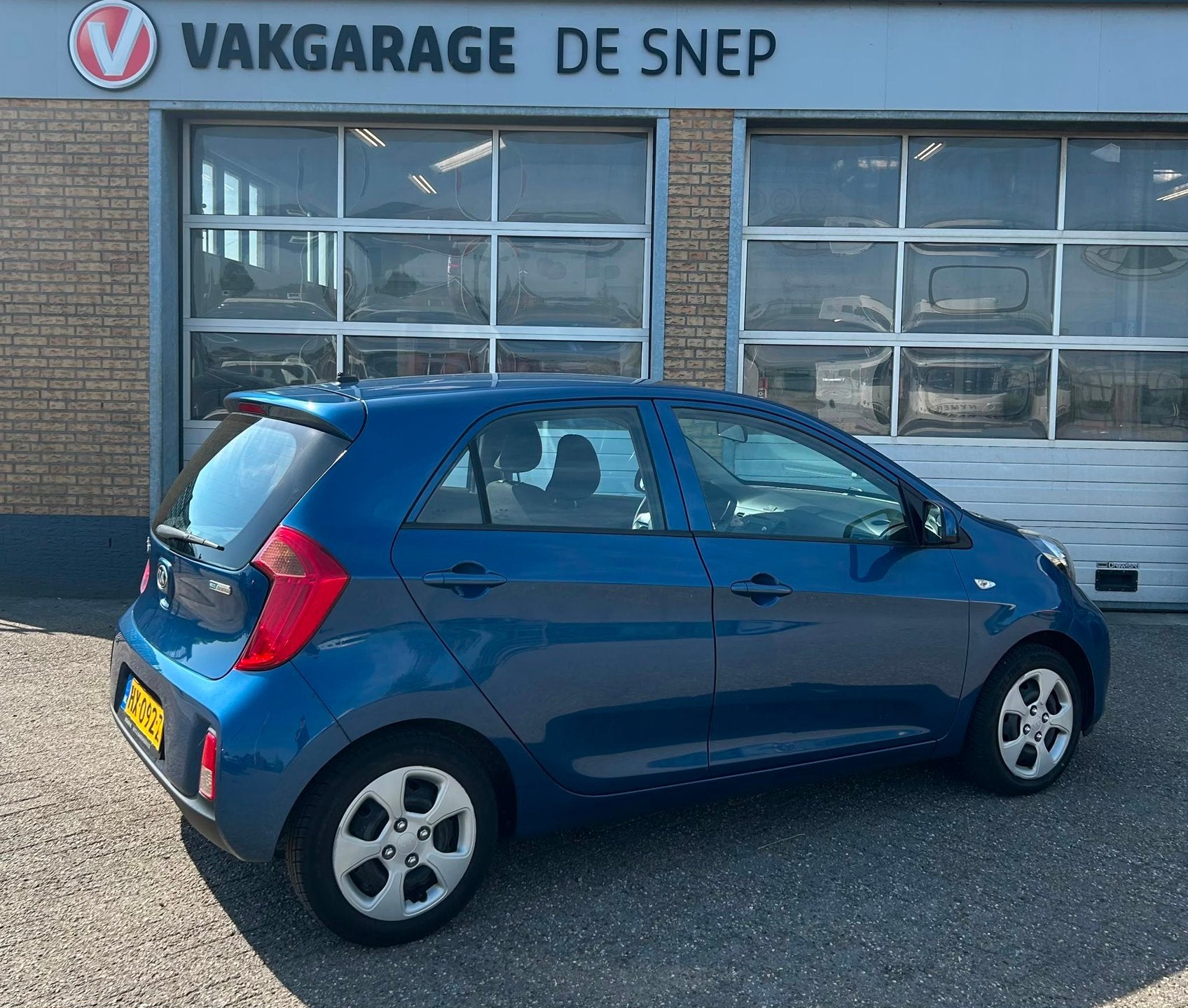 Kia Picanto 1.0 CVVT ComfortLine, Euro 5, Stof, Gebruikt, Zwart