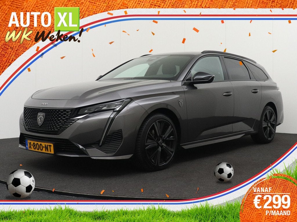 Peugeot 308 SW 1.2T 131 PK Aut. GT Adap. Cruise 360' Camera, Auto's, Peugeot, Gebruikt, 1199 cc, Alcantara, Origineel Nederlands