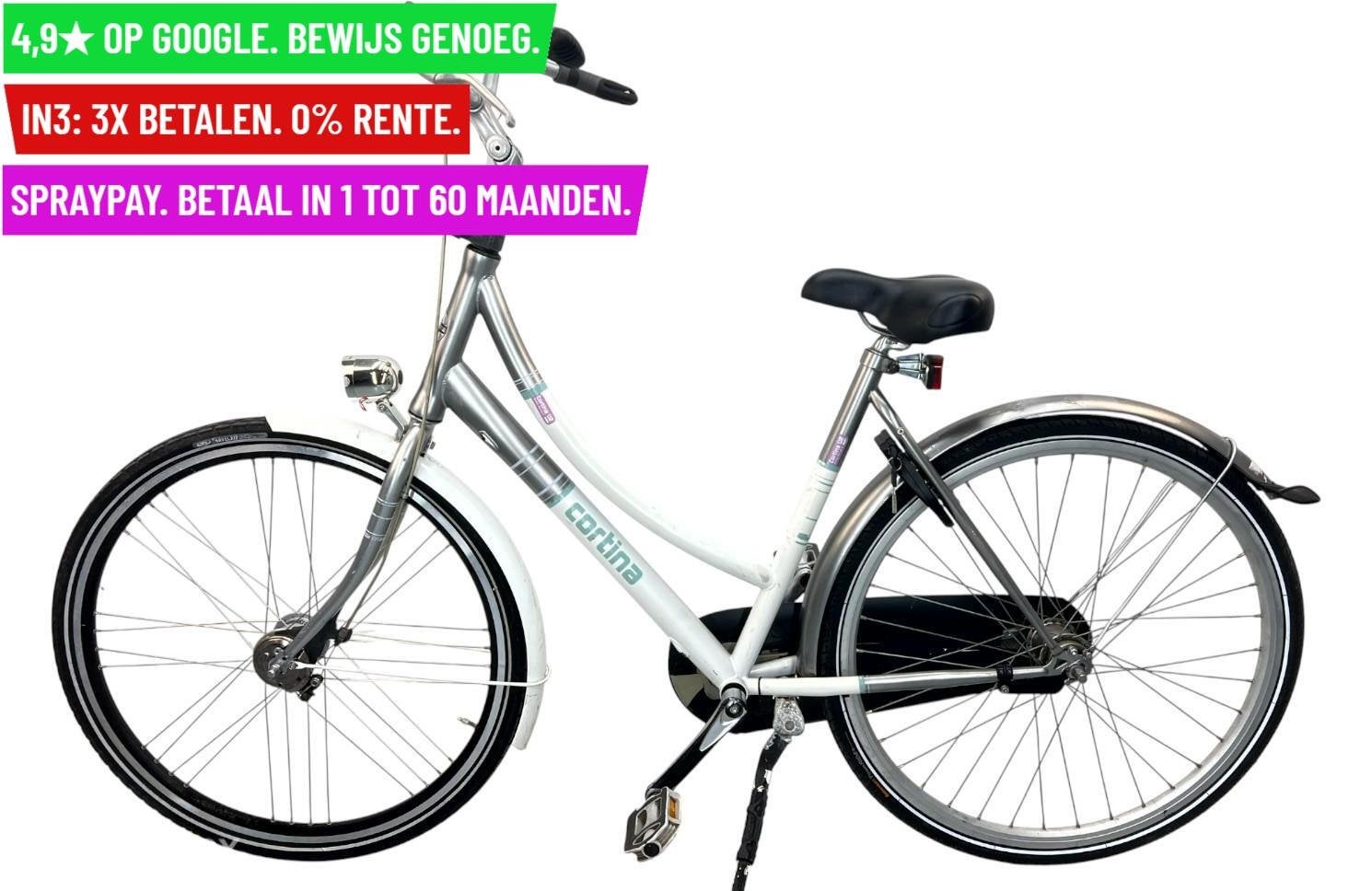 Damesfiets Cortina U2 28"/53cm/1ver - Garantie/Levering, Overige merken, 9713 Bv Groningen, Gebruikt, 56 cm of meer