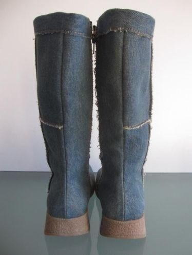 Jeans blauwe laarzen nieuw 40 | Lazamani | Gratis verzenden, Hoge laarzen, Verzenden, Blauw, Lazamani