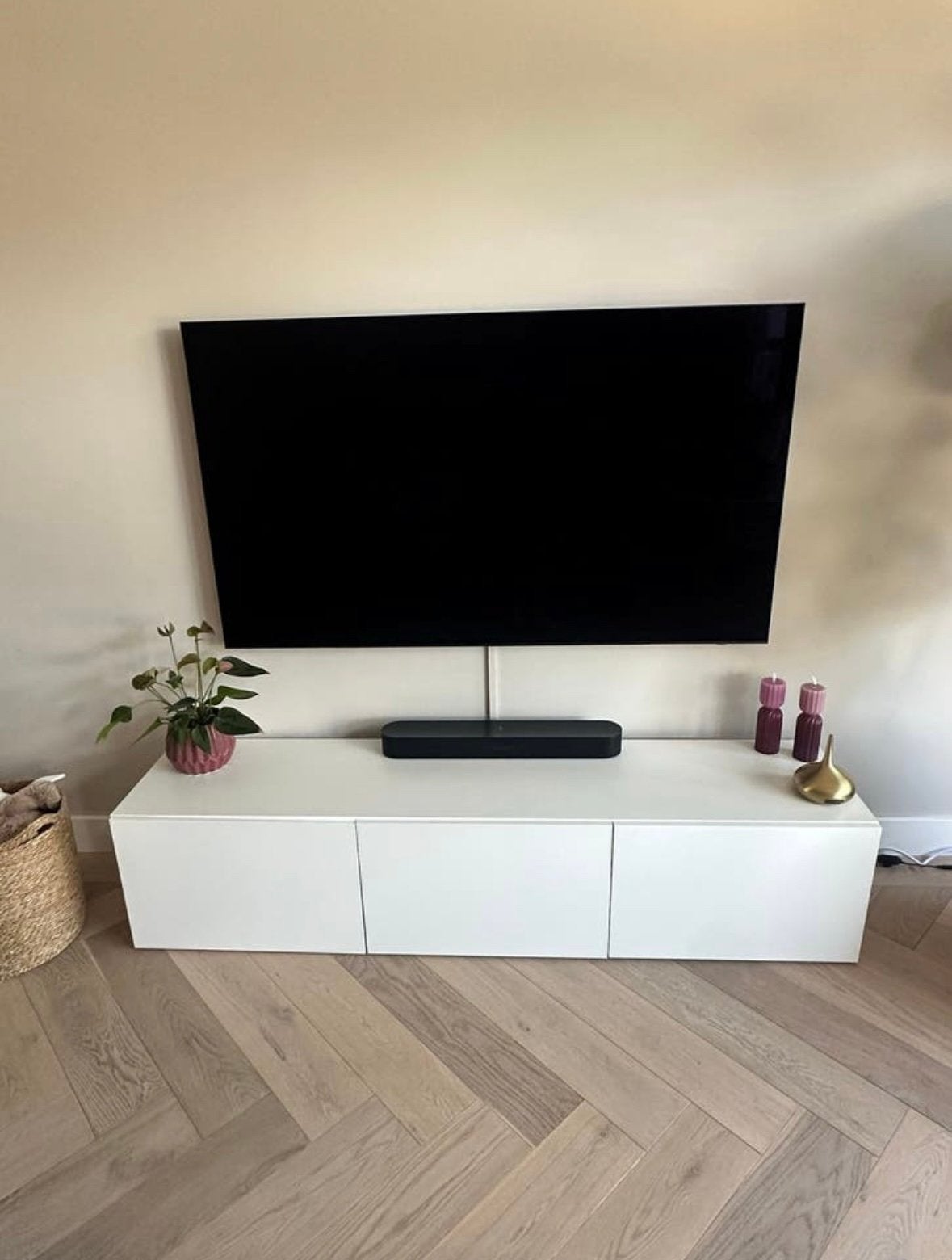 Ikea Besta kast 180, Huis en Inrichting, Kasten | Televisiemeubels, Ophalen, Gebruikt, 150 tot 200 cm, Minder dan 100 cm