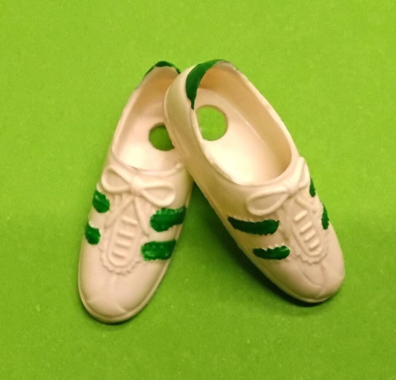 Vintage Barbie"Dusty/Skye"Tennis Schoenen Champion Wit/Groen, Verzenden, Gebruikt, Kleertjes