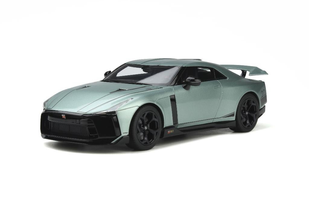Nissan GT-R50 Italdesign Nismo Tuning Groen GT Spirit GT284, Hobby en Vrije tijd, Modelauto's | 1:18, Overige merken, Auto, Verzenden