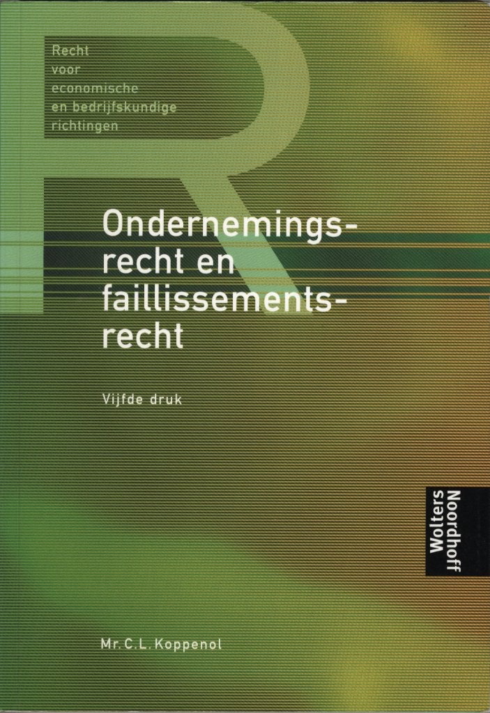 Ondernemingsrecht en faillissementsrecht, Boeken, Diverse auteurs, Zo goed als nieuw, Gamma, HBO