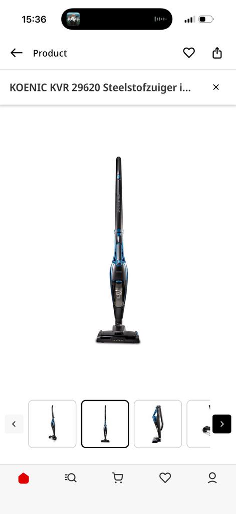 Koenic Vacuum Cleaner, Witgoed en Apparatuur, Stofzuigers, Ophalen of Verzenden, Zo goed als nieuw