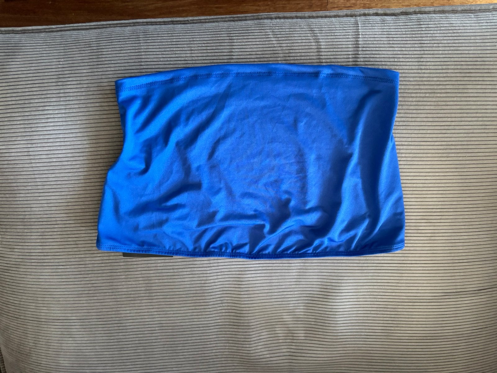 Nieuw! Strapless Top van Shein. Maat M, Maat 38/40 (M), Blauw, Nieuw, Ophalen of Verzenden