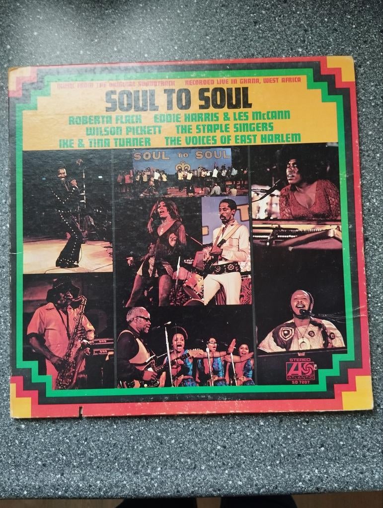 Soul to Soul LP - Live in Ghana, West-Afrika (Origineel), Gebruikt, Overige soorten, Ophalen of Verzenden, 1970 - 1979