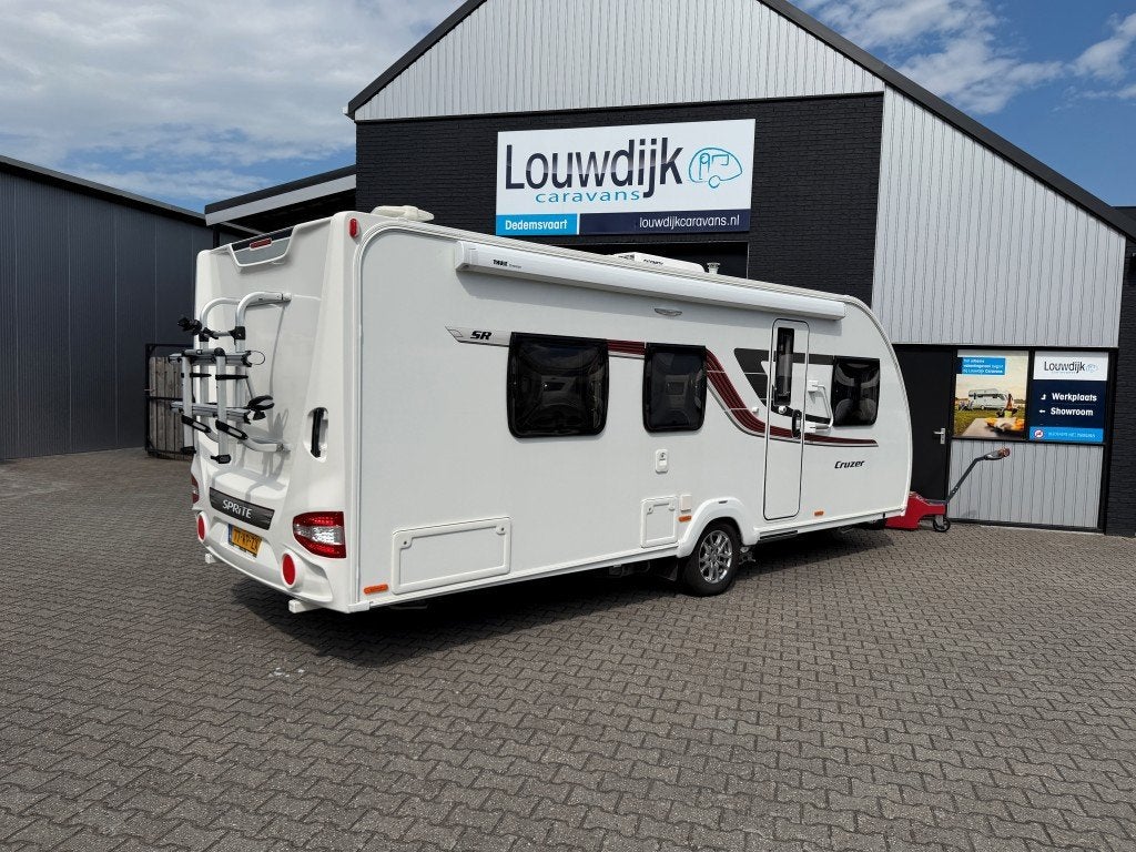 SPRITE Cruzer 520 ’17 (Queensbed, Full Option), Rondzit, Vast bed, 7 tot 8 meter, Bedrijf