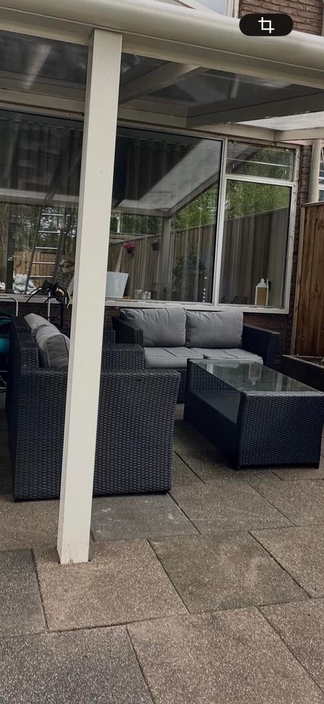 Lounge set, Ophalen, Zo goed als nieuw, Kunststof, Bank