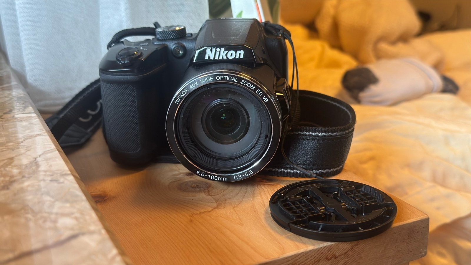 Nikon Coolpix B500 Bridgecamera - LCD beschadigd, Audio, Tv en Foto, Gebruikt, USB-kabel, Ophalen of Verzenden, Nikon