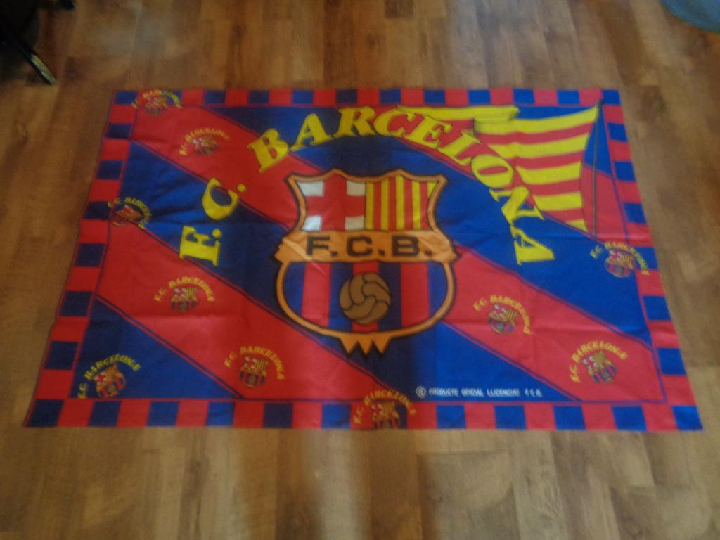 FC BARCELONA vlag 145 x 95 cm, Maat XS of kleiner, Verzenden, Nieuw, Shirt