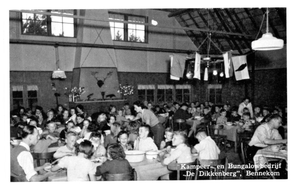 970216	Bennekom	De Dikkenberg	50-60	Onbeschreven, Ophalen of Verzenden, 1940 tot 1960, Gelopen, Gelderland