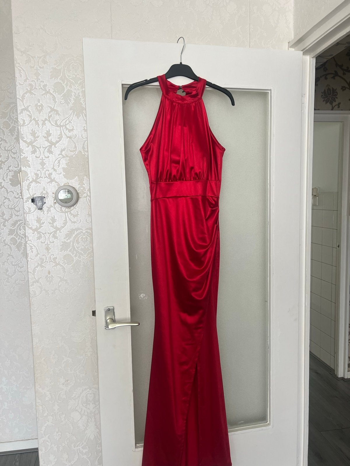 alle vier feest jurk, Kleding | Dames, Jurken, Ophalen of Verzenden, Zo goed als nieuw, Maat 36 (S), Rood