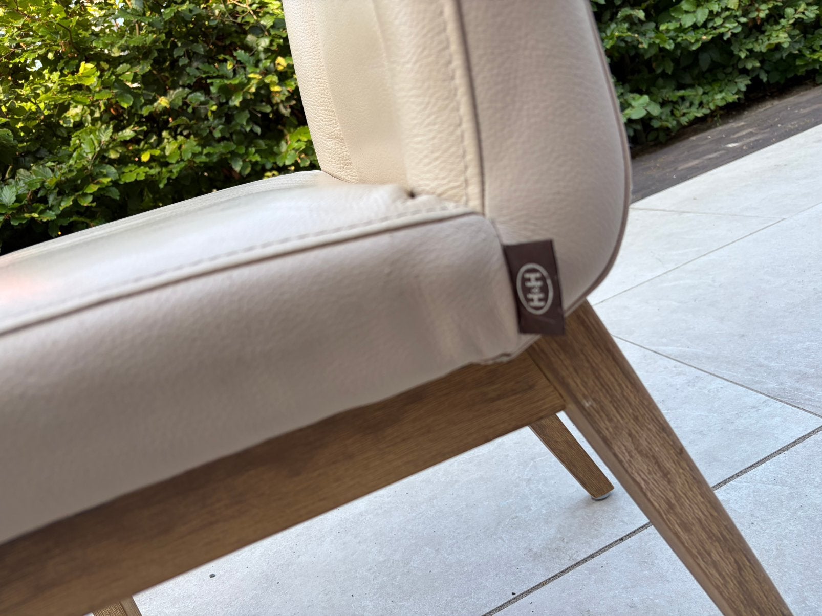 Leren eetkamer stoelen Henders & Hazel, Ophalen, Gebruikt, Overige kleuren, Leer