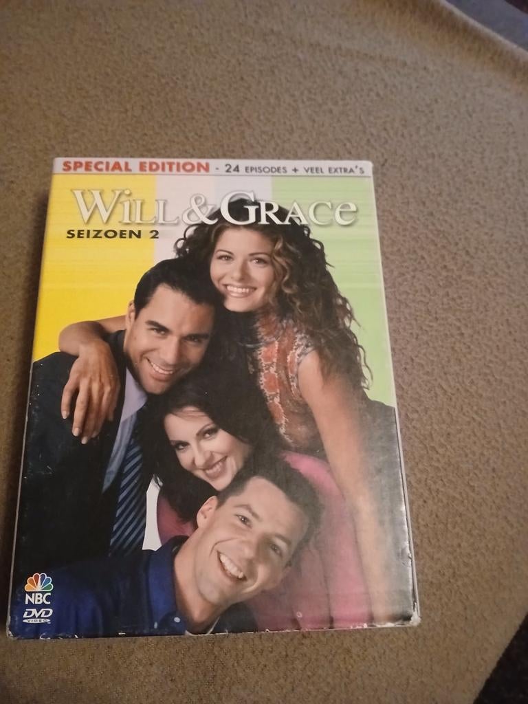 Will & Grace Seizoen 2 DVD Special Edition, Gebruikt, Alle leeftijden, Ophalen of Verzenden, Romantische komedie