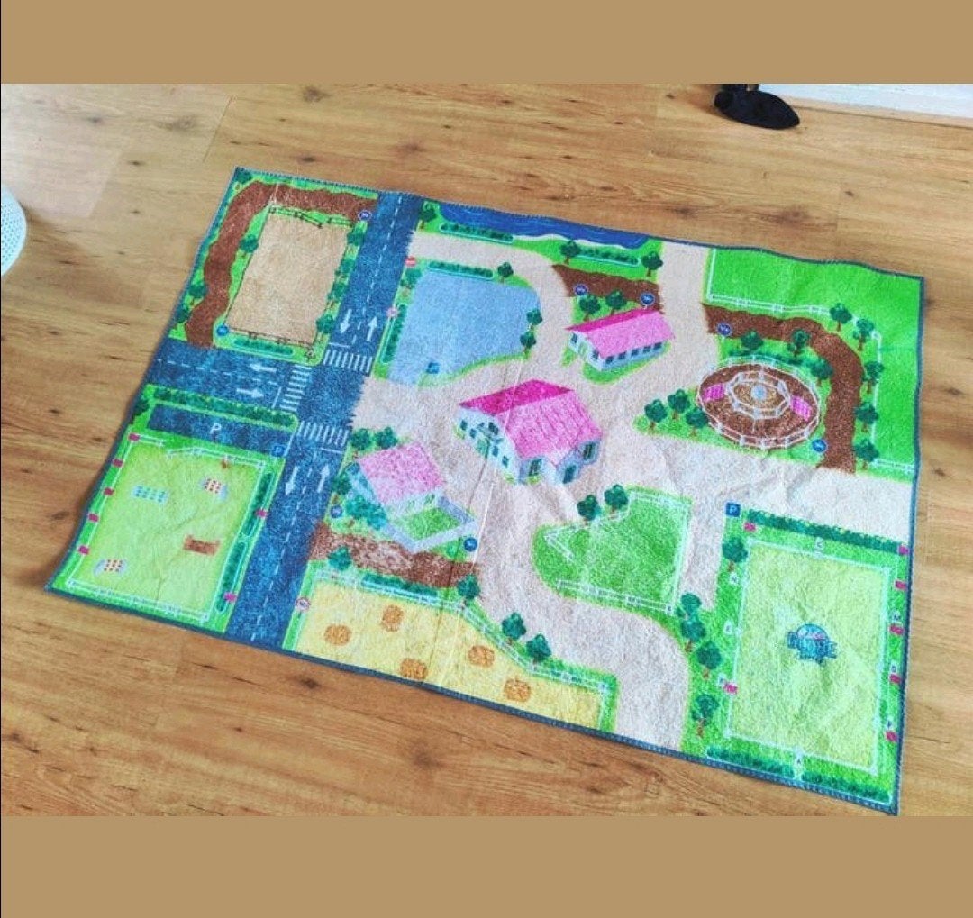 Paarden manege speelkleed, Ophalen