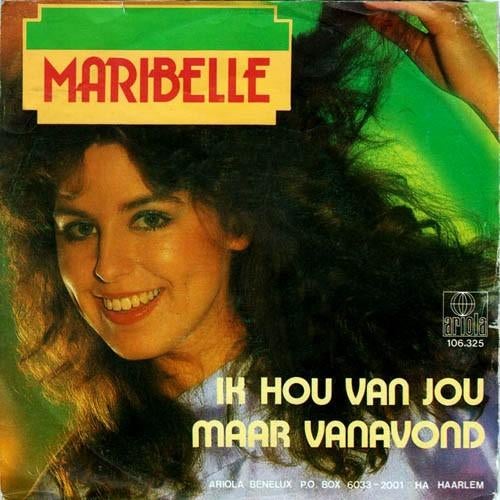 Juke-Box Single (1984) Maribelle - Ik Hou van Jou, Gebruikt, Fotohoes, 7 inch, 1980 - 1989