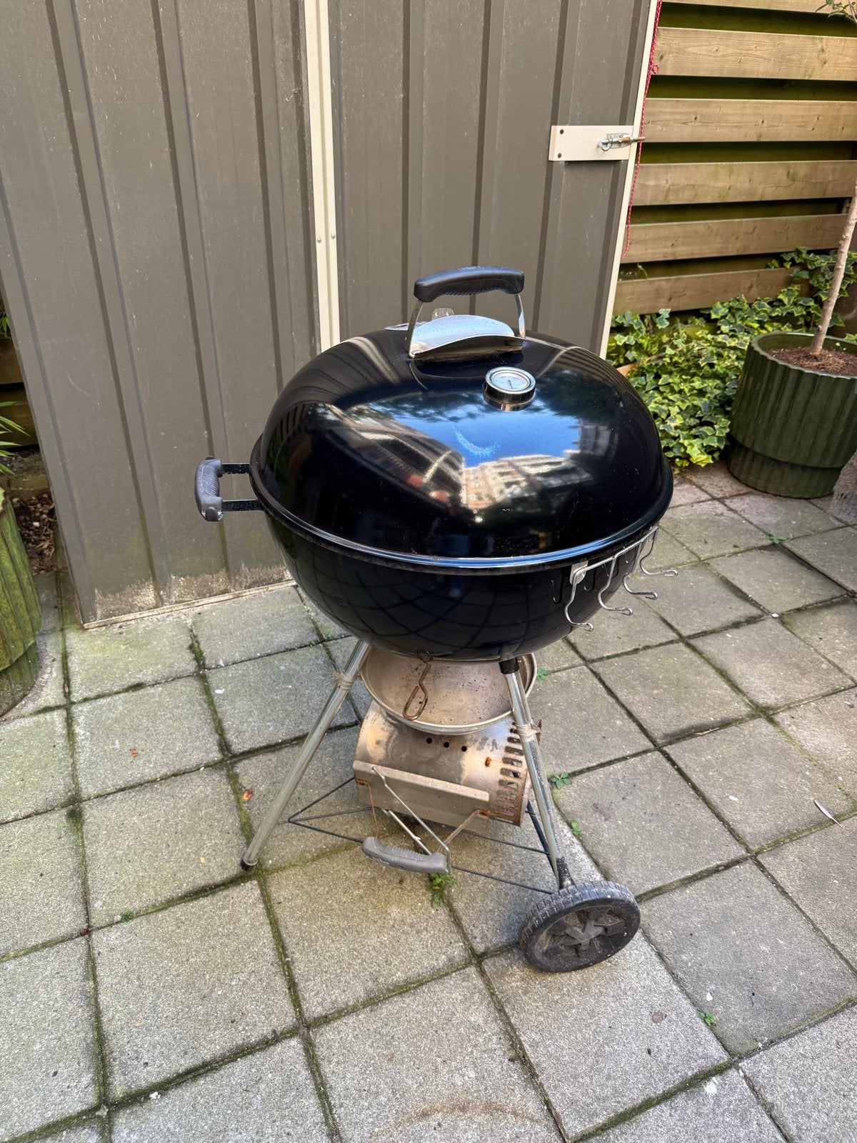Weber Classic Kettle BBQ 57cm met Weber starter, Tuin en Terras, Ophalen, Gebruikt