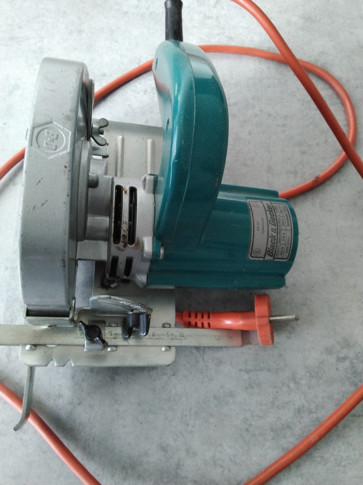 Black & Decker DN 55 Handcirkelzaag - Vintage, Ophalen, Gebruikt, Cirkelzaag, Black & Decker