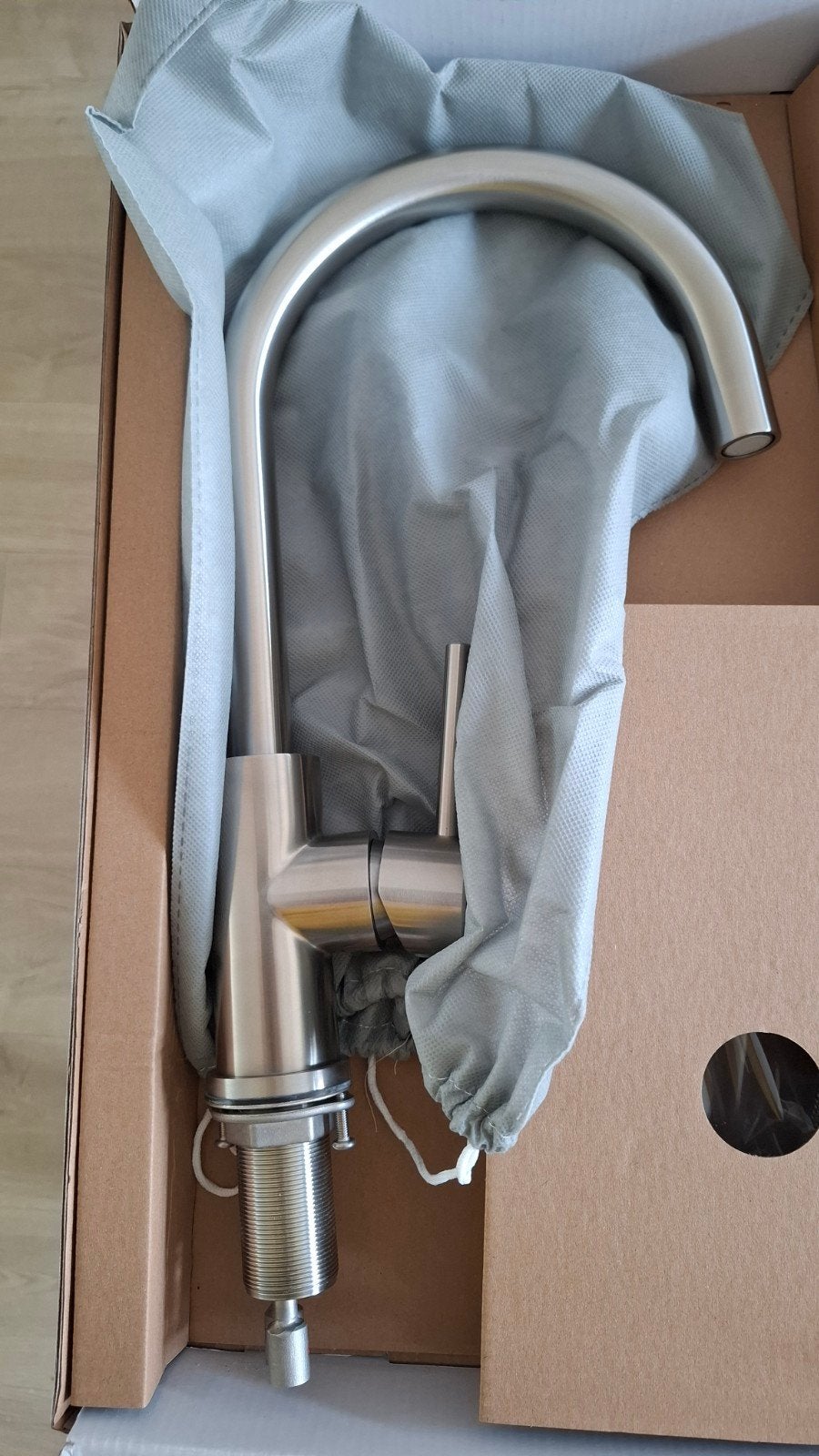 Caressi Basicline CABL002 ECO Keukenkraan RVS, Ophalen, Nieuw, Rvs, Kraan