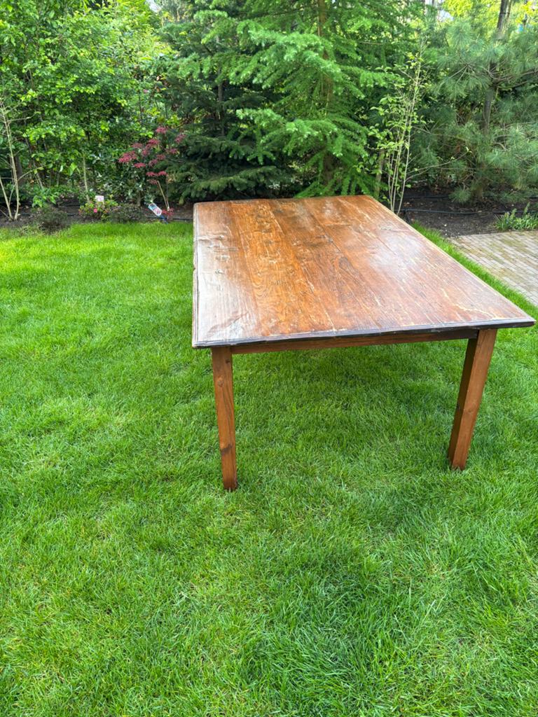 Franse houten tafel - 1,15 x 2 meter - Top kwaliteit, Antiek en Kunst, Ophalen of Verzenden