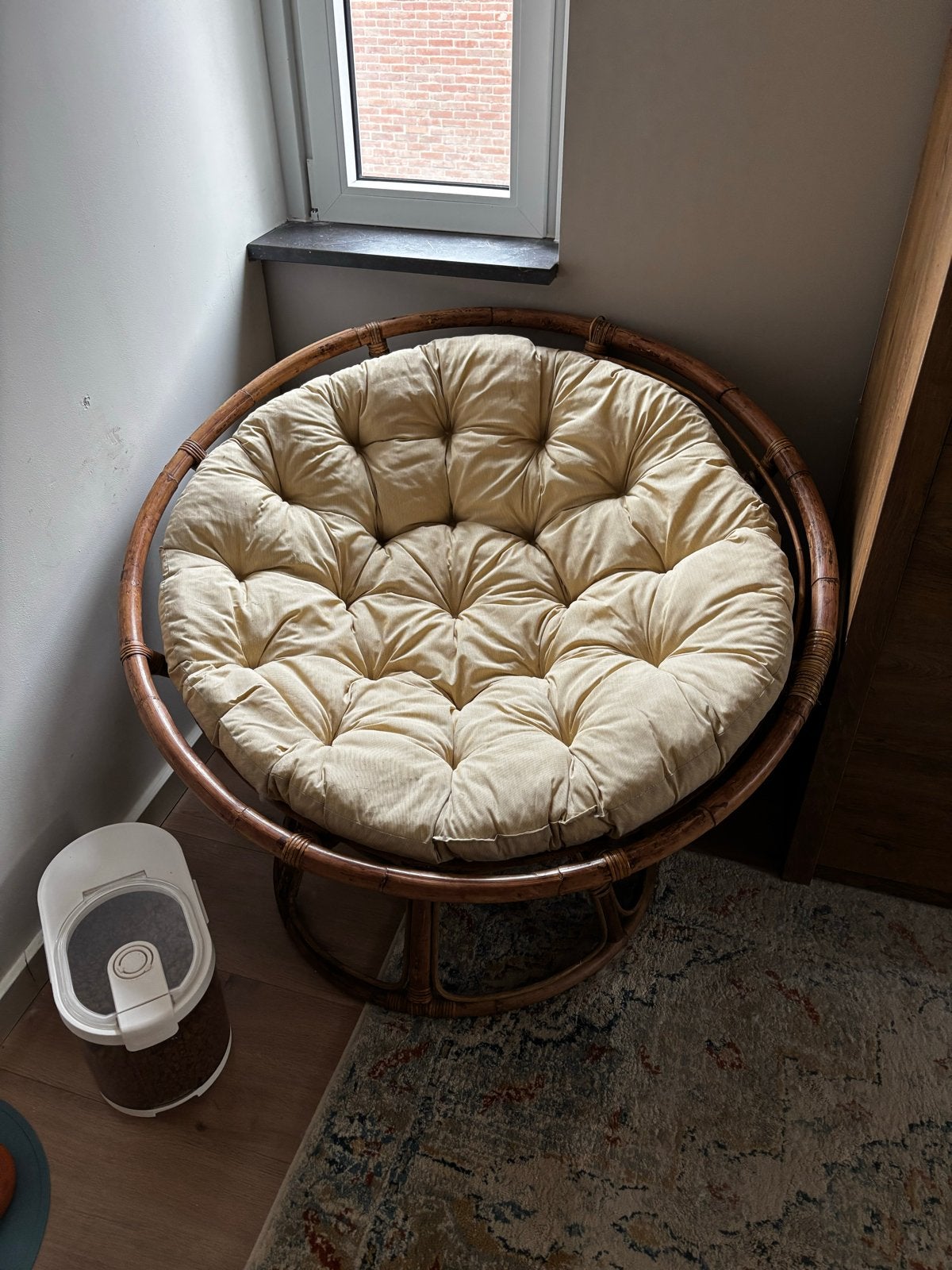 Rotan stoel Jysk - Gratis afhalen za 10/10, Ophalen, Gebruikt, Bruin, Riet of Rotan