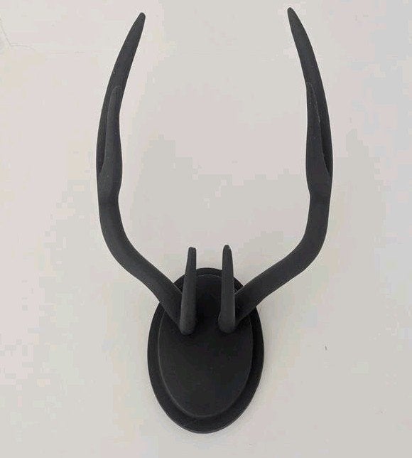 IKEA ISGATA wanddecoratie - Zwart hertengewei, Ophalen, Zwart, Decoratieobject, Zo goed als nieuw