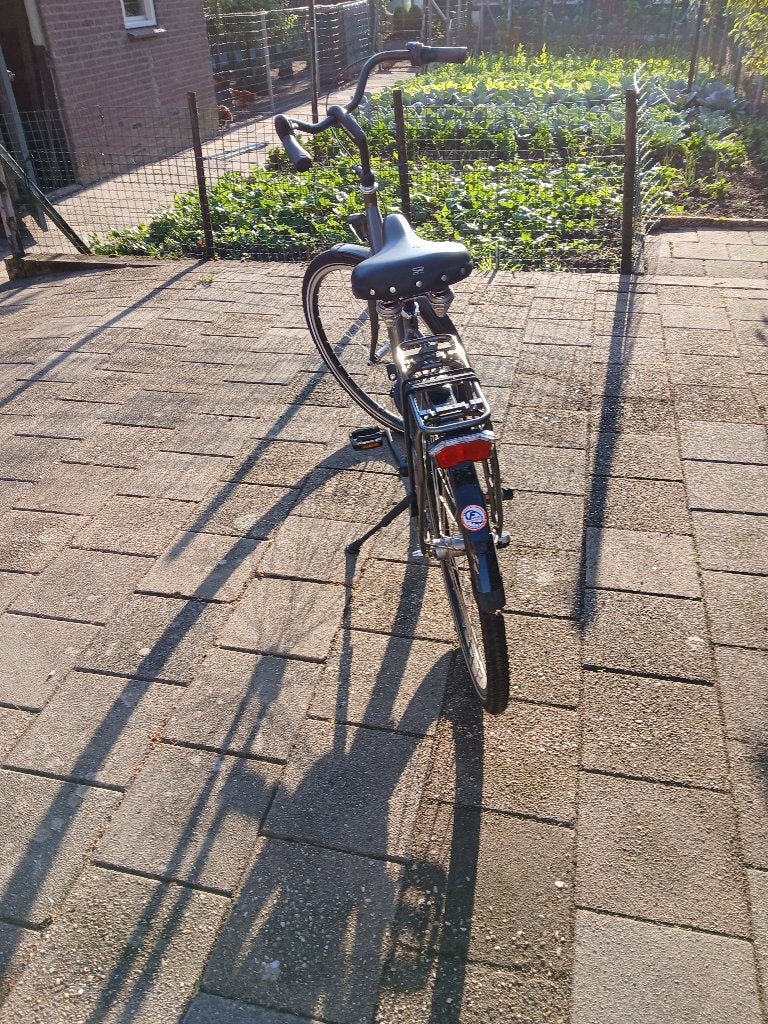 Dames rijwiel lage brede instap, Terugtraprem, 47 tot 50 cm, Versnellingen, Nieuw
