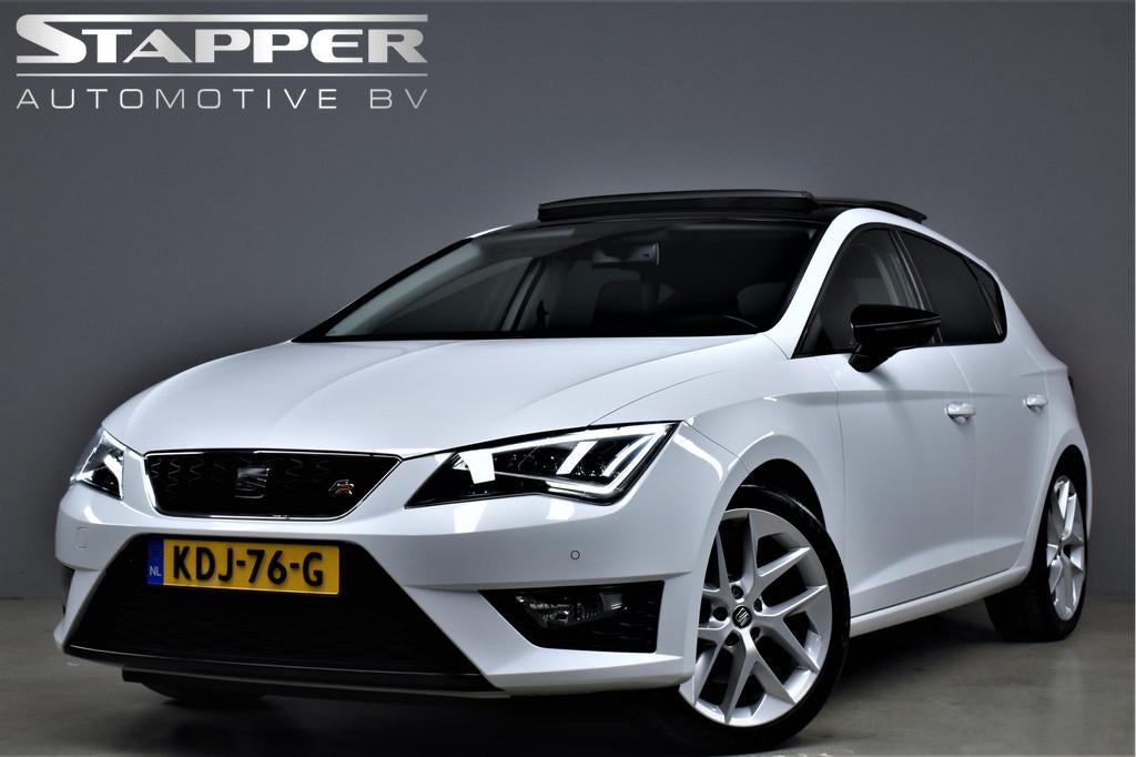 SEAT Leon 1.8 TSI 180pk FR 1e Eig. Pano/Led/H.Leer/Climate/P, Auto's, Voorwielaandrijving, Gebruikt, 4 cilinders, Leder en Stof