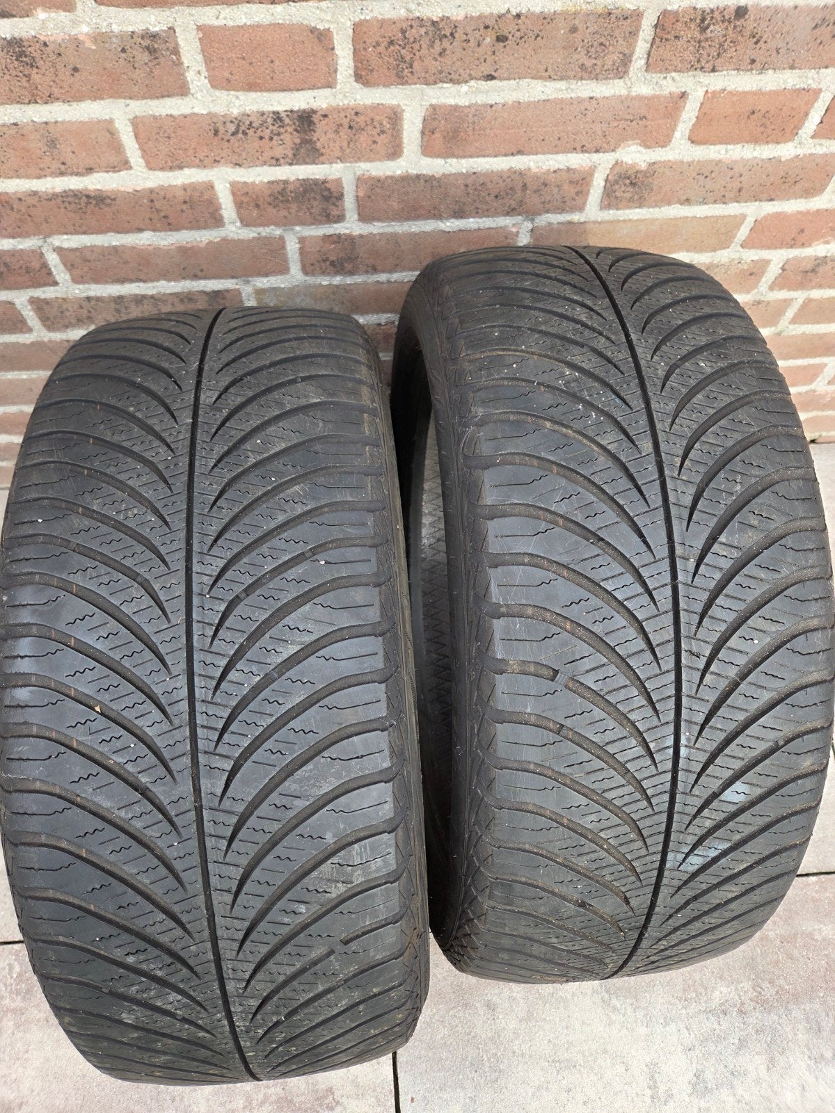 2x Goodyear Vector 4Seasons 215/50R17 95V All-Season Banden, Ophalen, Gebruikt