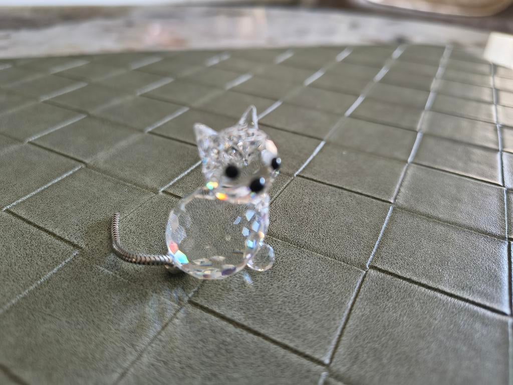 Swarovski kristallen beeldje poes, Verzamelen, Swarovski, Ophalen