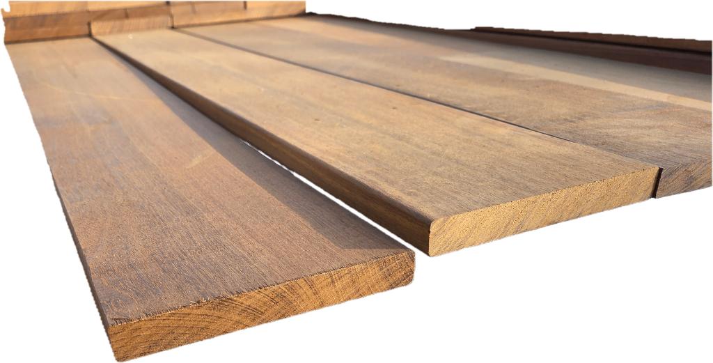 Hardhouten planken - geschaafd 1.8x14.0 cm - nr: HP122, Tuin en Terras, Palen, Balken en Planken, Ophalen, Nieuw, 250 cm of meer