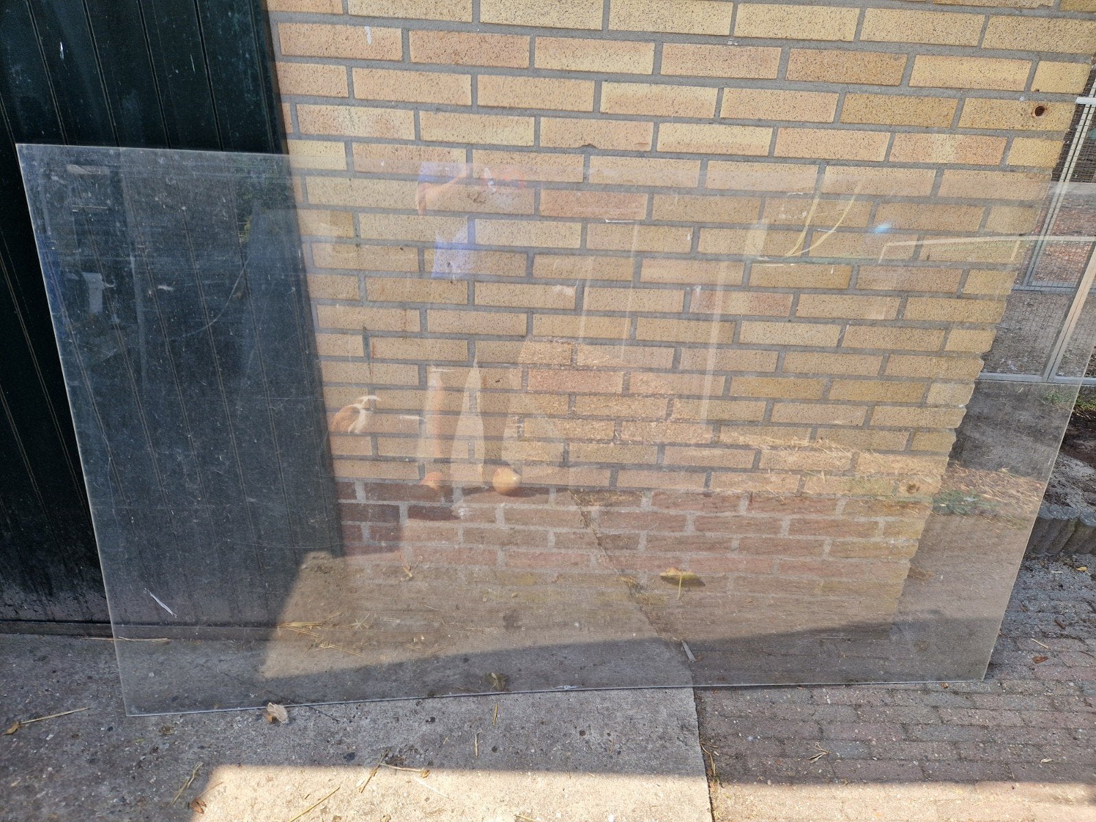 te koop plexiglas plaat 2.08 bij 122.5 0.6 dik, Ophalen, Gevelraam of Ruit