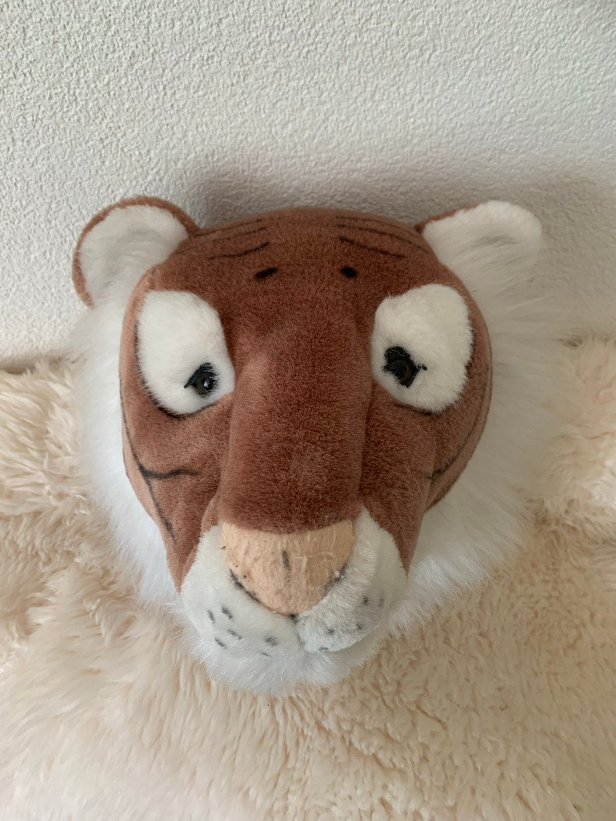 Leuke tijger knuffel voor de kinderkamer, Ophalen of Verzenden, Gebruikt, Bruin, Tijger