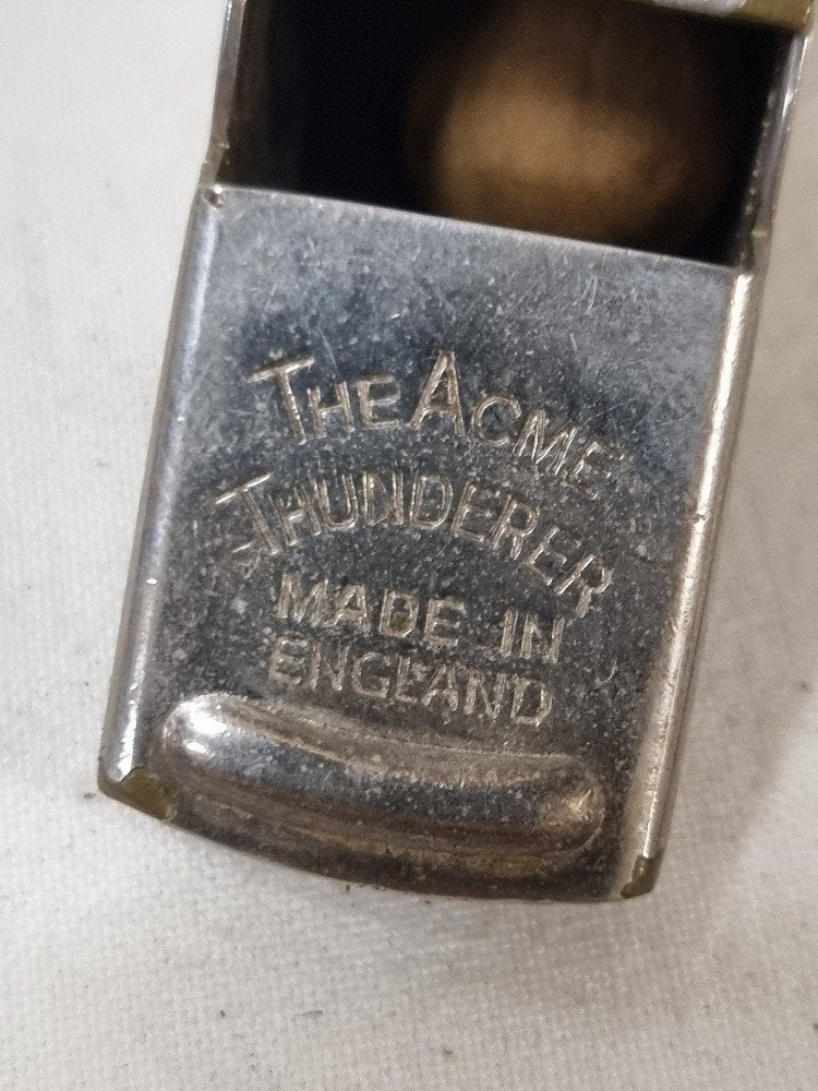 scheidsrechterfluit jaren 60 acme fluit, Ophalen of Verzenden, 'T Olde Gre-j, Info@toldegrej.nl, Endepoelstraat 20f Didam
