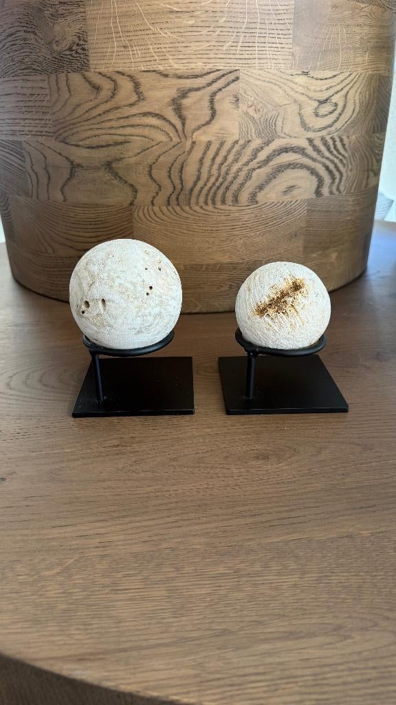 Decoratie bollen op standaard, Ophalen, Nieuw, Beige
