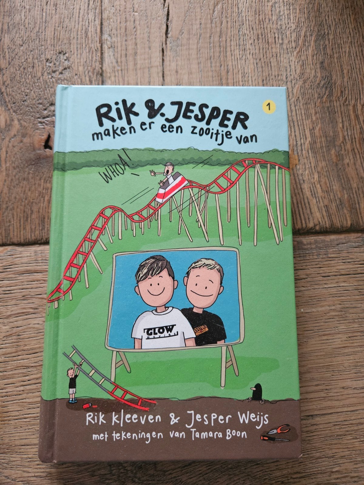 Rik & Jesper maken er een zooitje van - Kinderboek, Ophalen of Verzenden, Zo goed als nieuw, Rik Kleeven & Jesper Weijs, Fictie