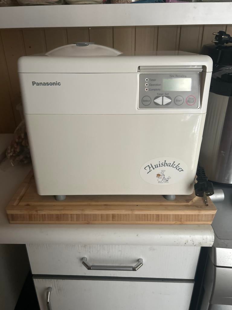 Panasonic Broodbakmachine, Ophalen, Gebruikt, Zonder timer, 400 tot 800 gram deeg