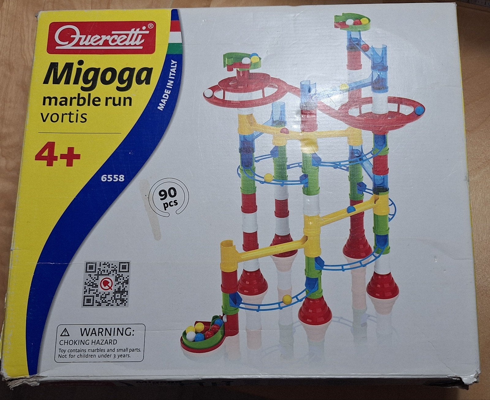 Knikkerbaan: Quercetti Migoga Marble Run Vortis, Ophalen of Verzenden, Zo goed als nieuw, Jongen of Meisje