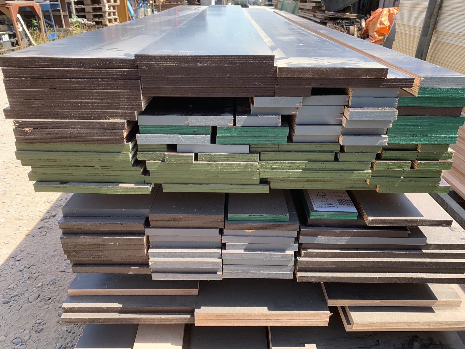 Okoume wbp , betonplex stroken boeideel, Ophalen, Nieuw, Betonplex