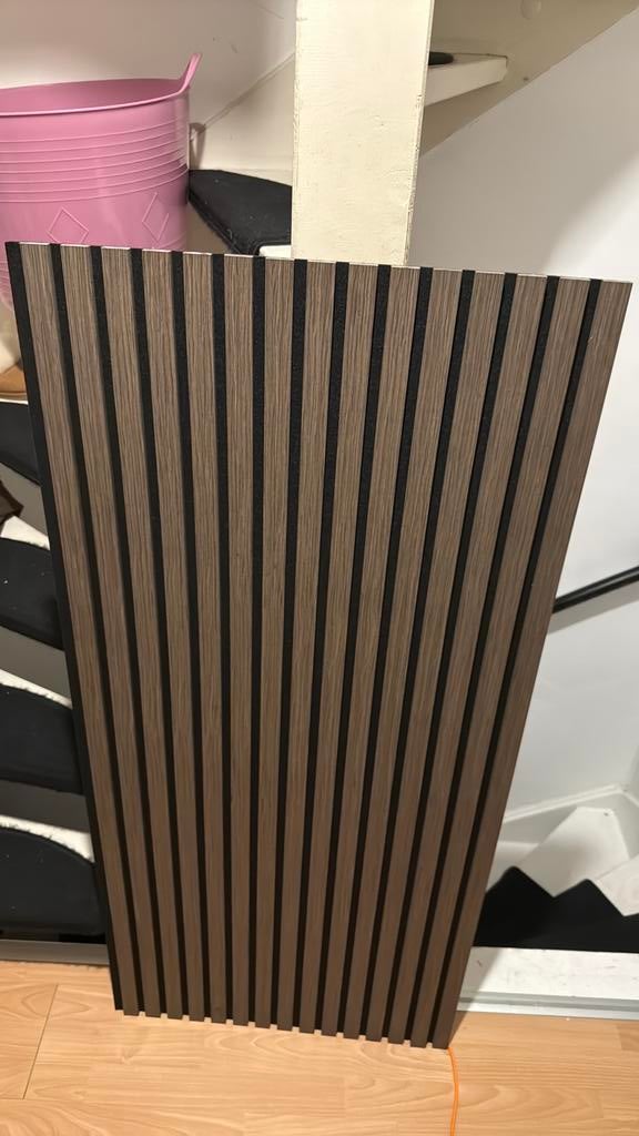 Lattenplaat walnoot bruin 60x130cm, Doe-het-zelf en Verbouw, Platen en Panelen, Ophalen, Nieuw, Hout