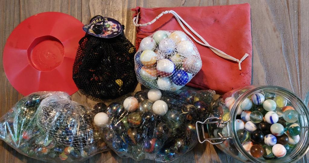 Grote collectie knikkers met toebehoren, Kinderen en Baby's, Speelgoed | Buiten | Los speelgoed, Ophalen of Verzenden