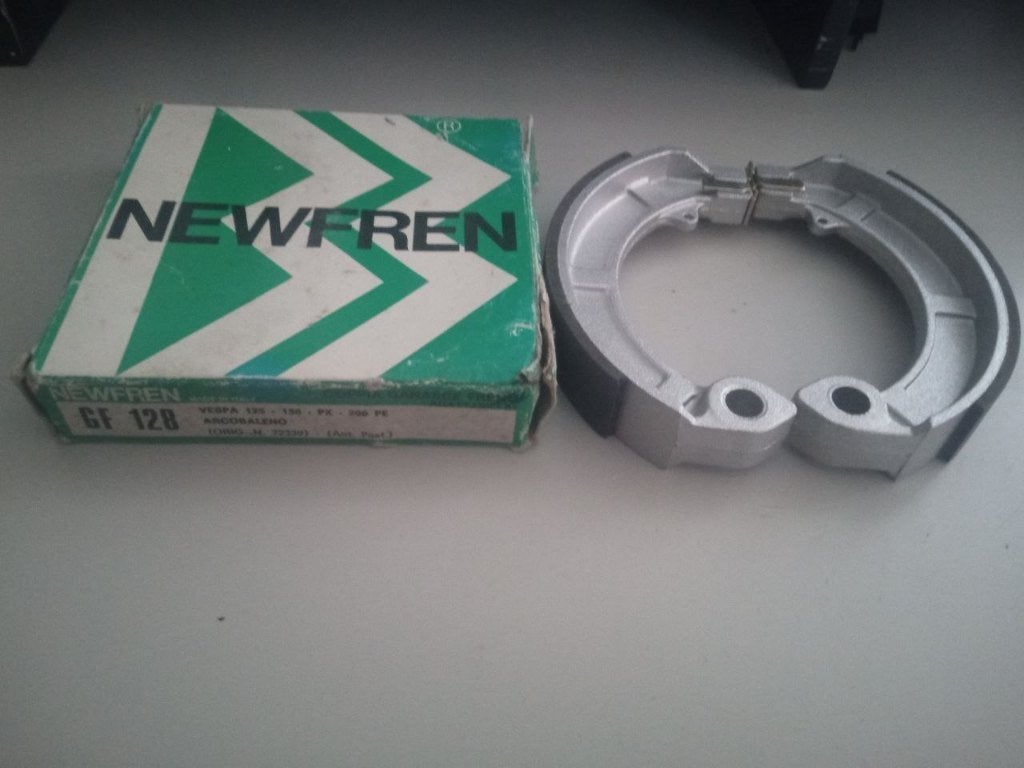 Newfren GF 128 remsegmenten remschoenen voor oa Vespa 50 pk, Ophalen of Verzenden, Nieuw, Overige typen, Overige merken