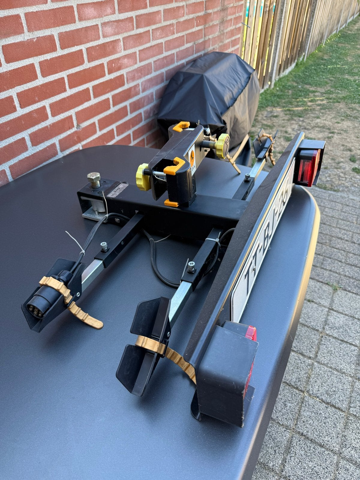 Hawk trekhaakdrager voor 2 fietsen, Ophalen, 2 fietsen, Gebruikt, Trekhaakdrager