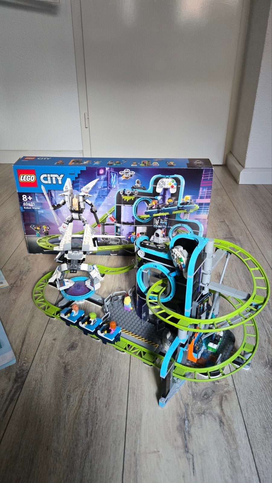 LEGO City 60421 Ruimte-achtbaan met robot, Ophalen, Zo goed als nieuw